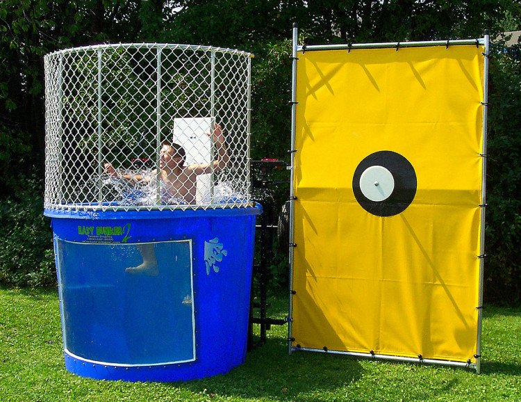 Blue Dunk Tank