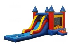 Combo Bounce House and Water Slide (Wet)