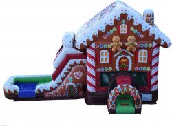 Ginger Bread Bounce House with Slide