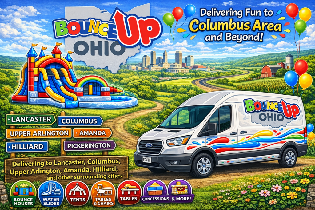 BounceUp Ohio Delivery Area
